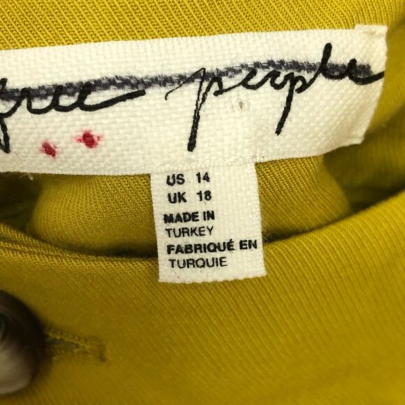 Free People Womens Gabbie Vest Suit Set Yellow Size 14 $308 - Picture 14 of 15